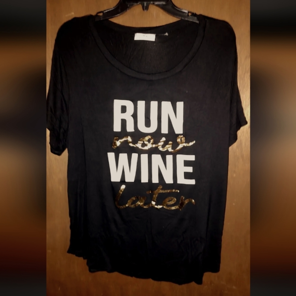 Revive, 2x Athletic Wear, Tee, Graphic, Black NWOT "Slim Fit" Workout Sporty